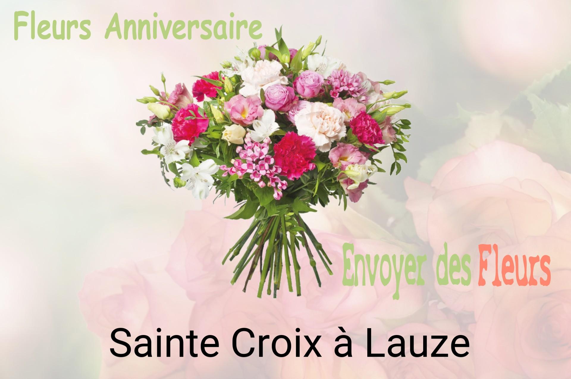 Bouquet de fleurs d’anniversaire livré à Sainte-Croix-à-Lauze